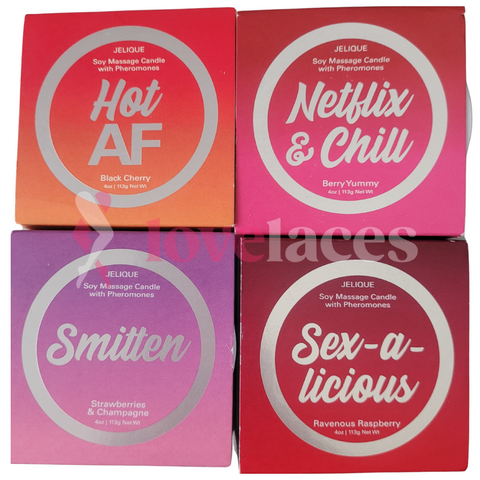 Jelique Soy Massage Candles w/ Pheromones