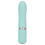 Pillow Talk Flirty Mini Massager-Teal 4.25"