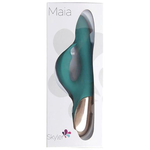 Maddy Skyler Rechargeable Bendable Rabbit-Green 8.5"