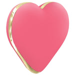 RianneS Rechargeable Heart Vibe-Coral Rose