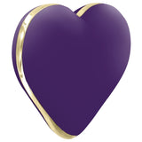 RianneS Rechargeable Heart Vibe-Deep Purple