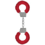 Beginner's Furry Handcuffs-Red