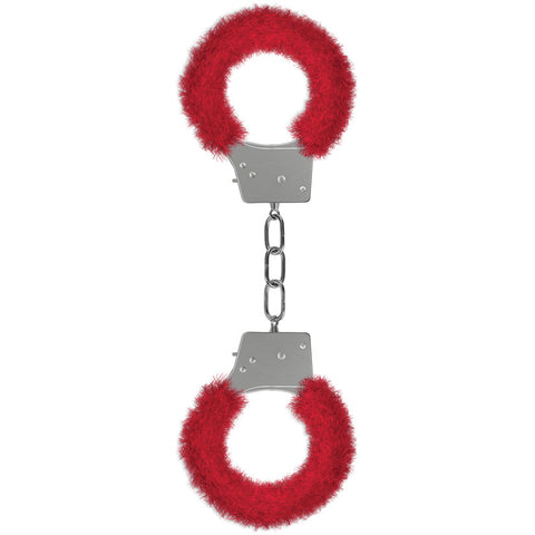 Beginner's Furry Handcuffs-Red